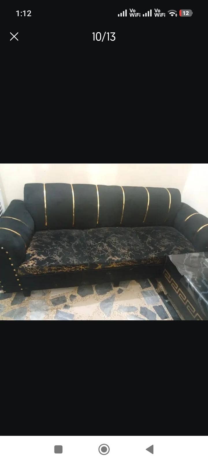 sofa set with table set 3