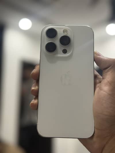 iPhone 15 Pro 128GB White Titanium — Non-PTA JV