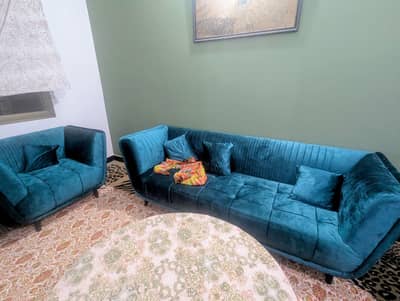 Bottle Green 7 Seater Sofa
