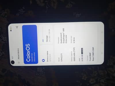OPPO A76. only phone panel change 6/128