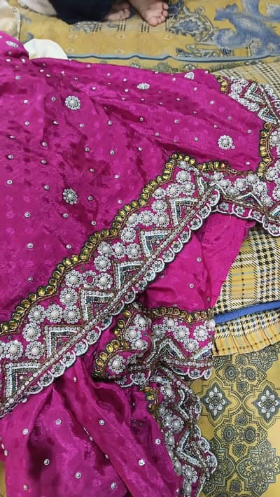 fancy hand emboridry saree