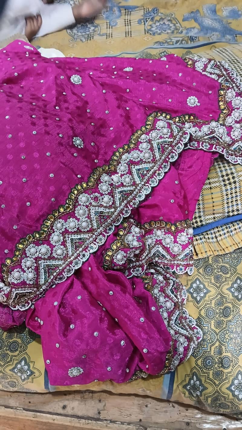fancy hand emboridry saree 1