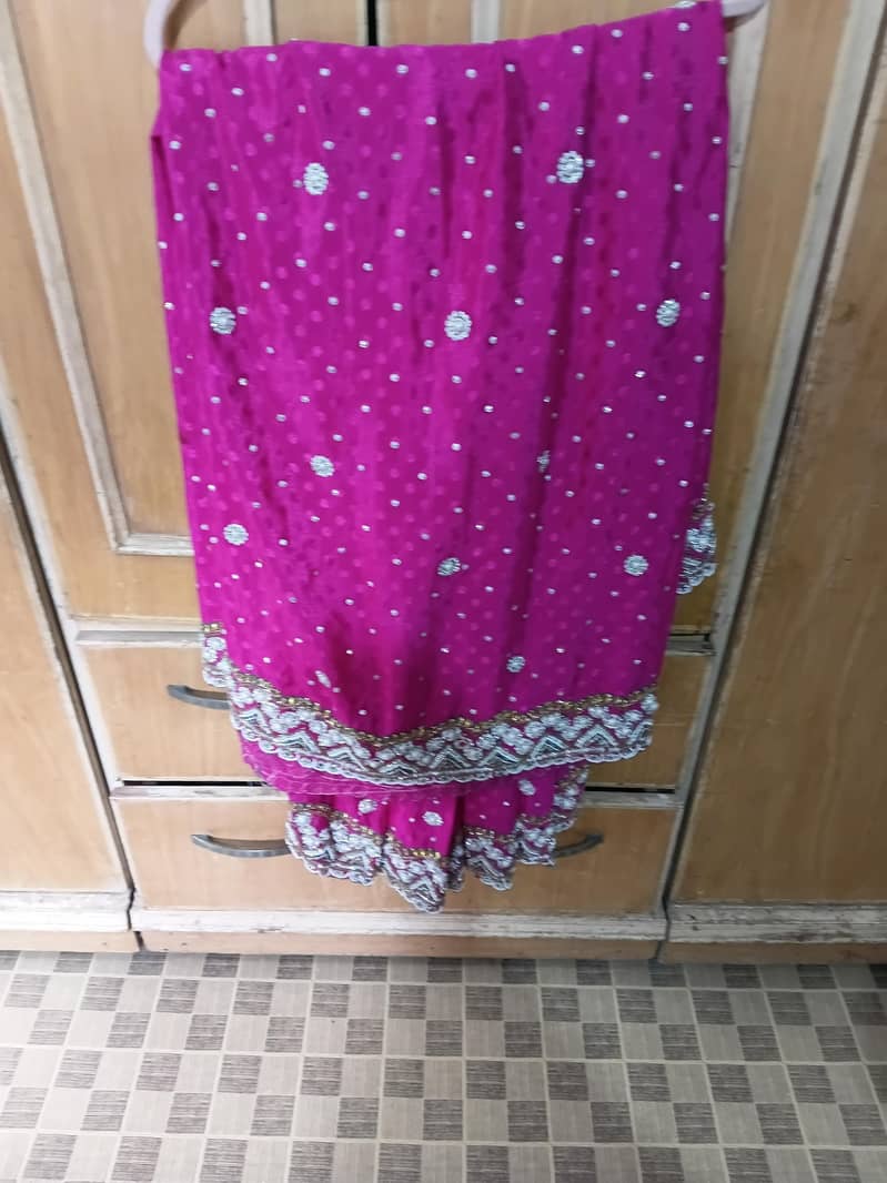 fancy hand emboridry saree 2