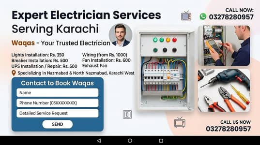 Electrician Services in Karachi