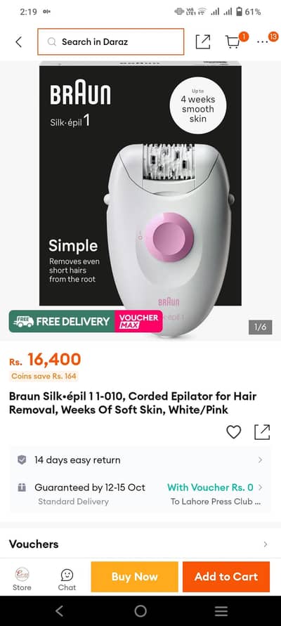 Braun silk epilater