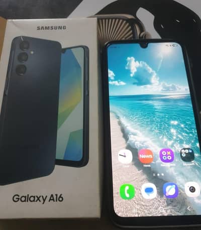 Samsung  A16 8.256gb dual sim pta with box all ok  clear display
