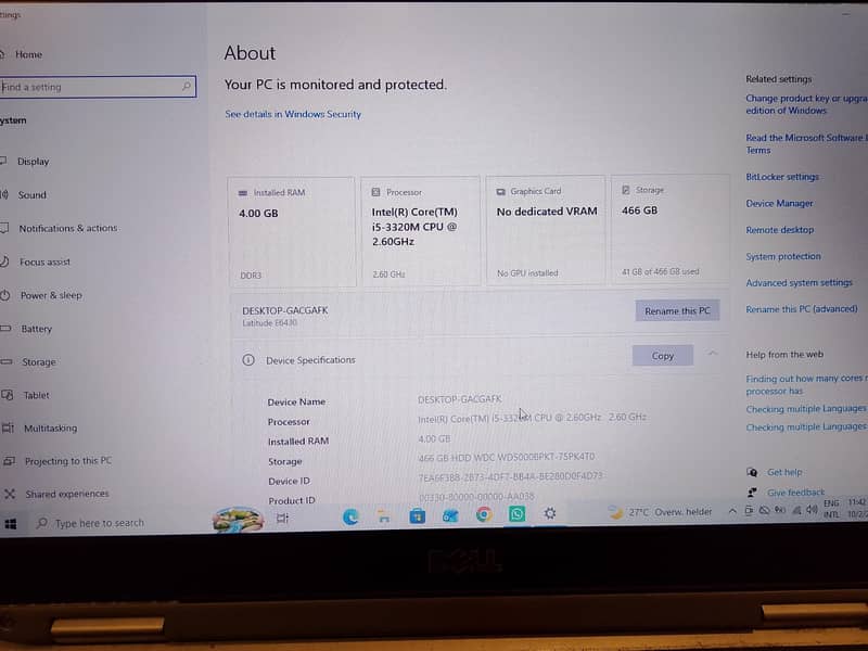 Dell laptop 1
