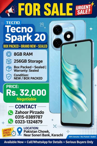 Tecno Spark 20