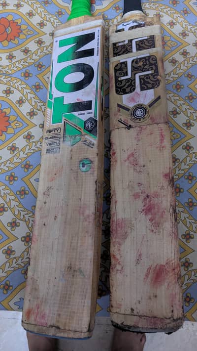 USED CRICKET BAT WITH LIGHT WEIGHT AND TOP GRAIN'S