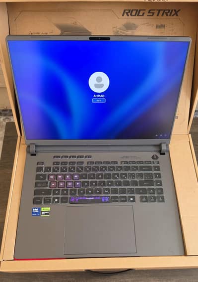 ASUS ROG STRIX 2025|RTX 5060 8GB DDR7|ULTRA 7 255HX GAMING LAPTOP