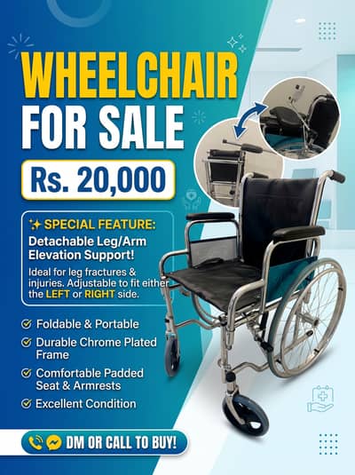 Extended Leg Wheelchair NEW UNUSED with