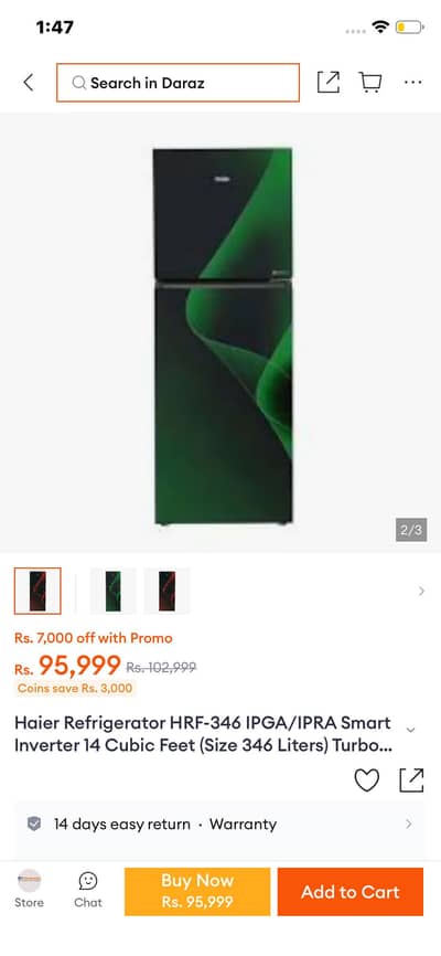 Haier HRF 346 IPGA refrigerator