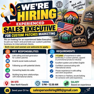 Need Experience Sales Agent