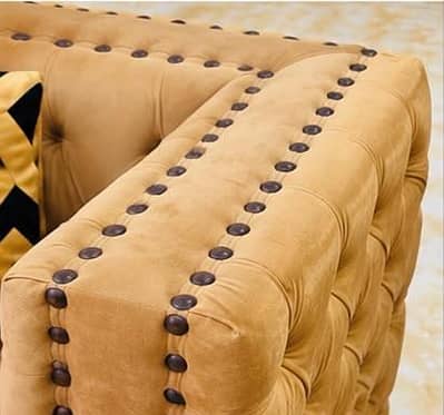 Luxury Chesterfield Velvet Sofa Set | Elegant Design