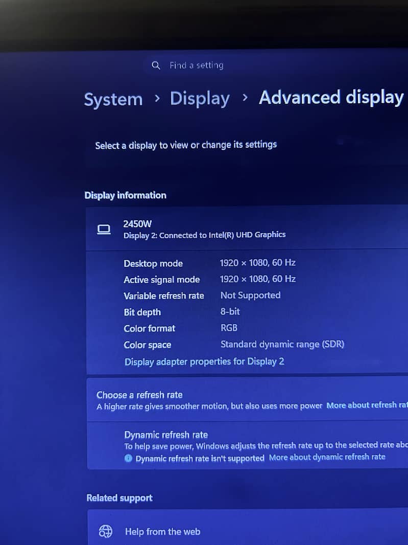 AOC 24” LCD/Monitor 1