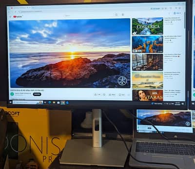 Dell P3223QE 32 Inch 4K UHD USB-C 90W Monitor - MacBook