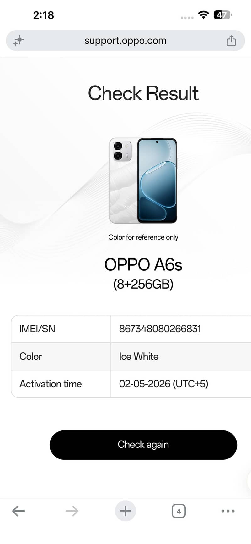 OPPO A6s 6