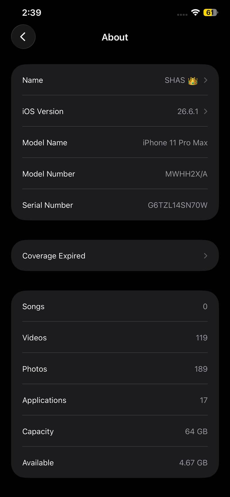 Apple iPhone 11 pro max 6