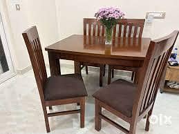 dining chairs repair and fabric change and polish
