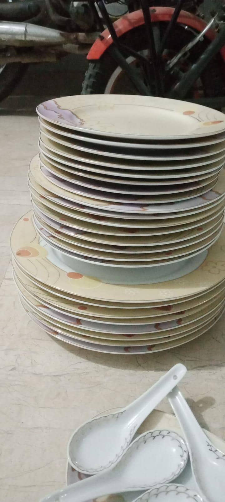 glass dinner set 1