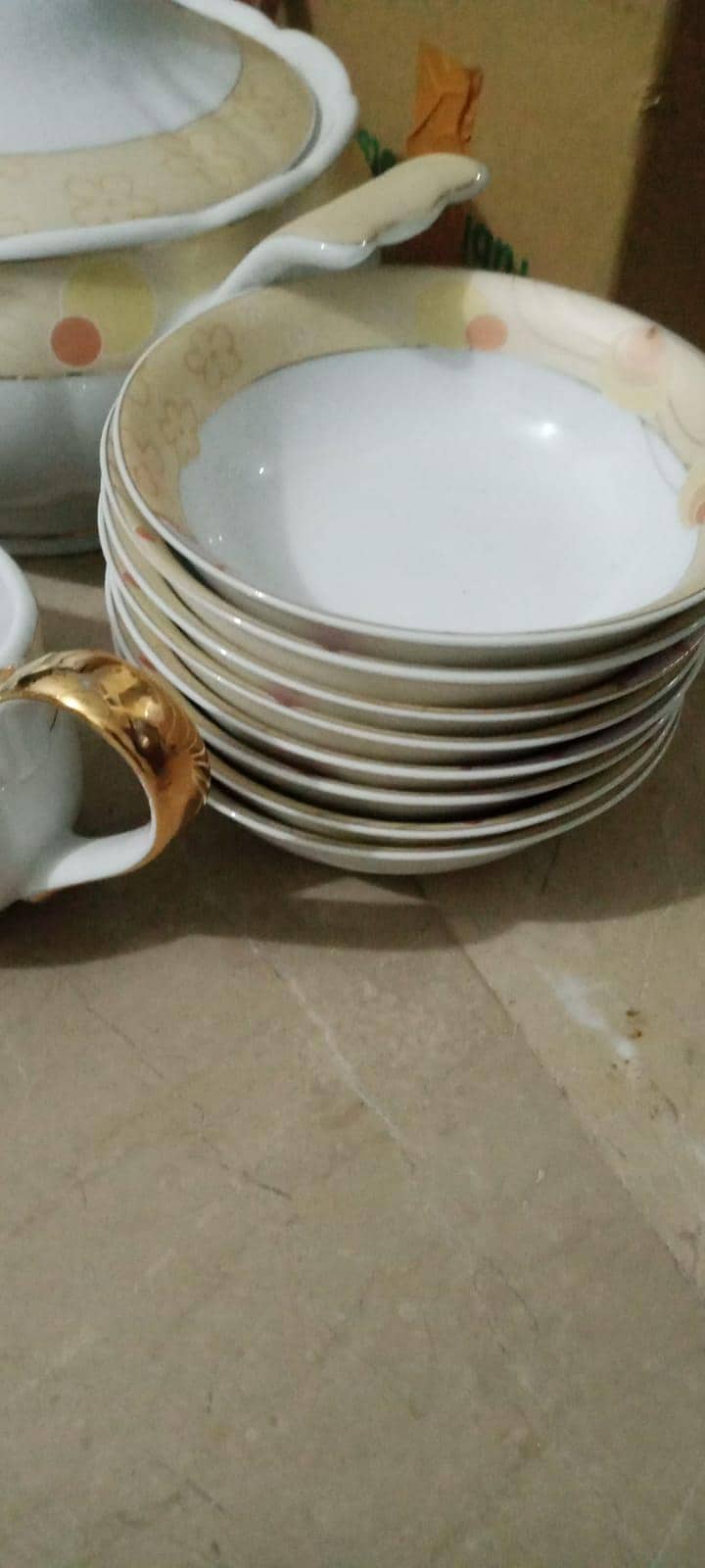 glass dinner set 5