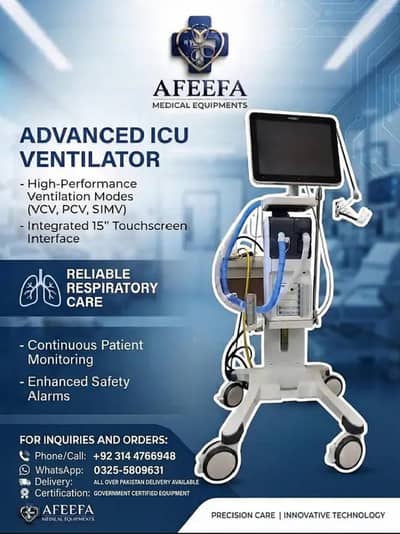 ICU Ventilator /Ventilator machine/Emergency Ventilator/ Ventilator