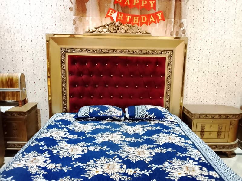 Bed with spring Mattress 1