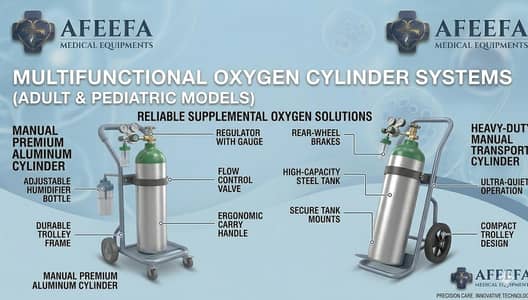 Oxygen Cylinder with Regulator & Trolley/Medical oxygen cylinder