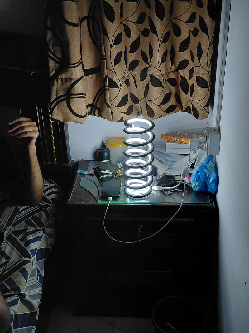 Spring lamp side table lamp 1