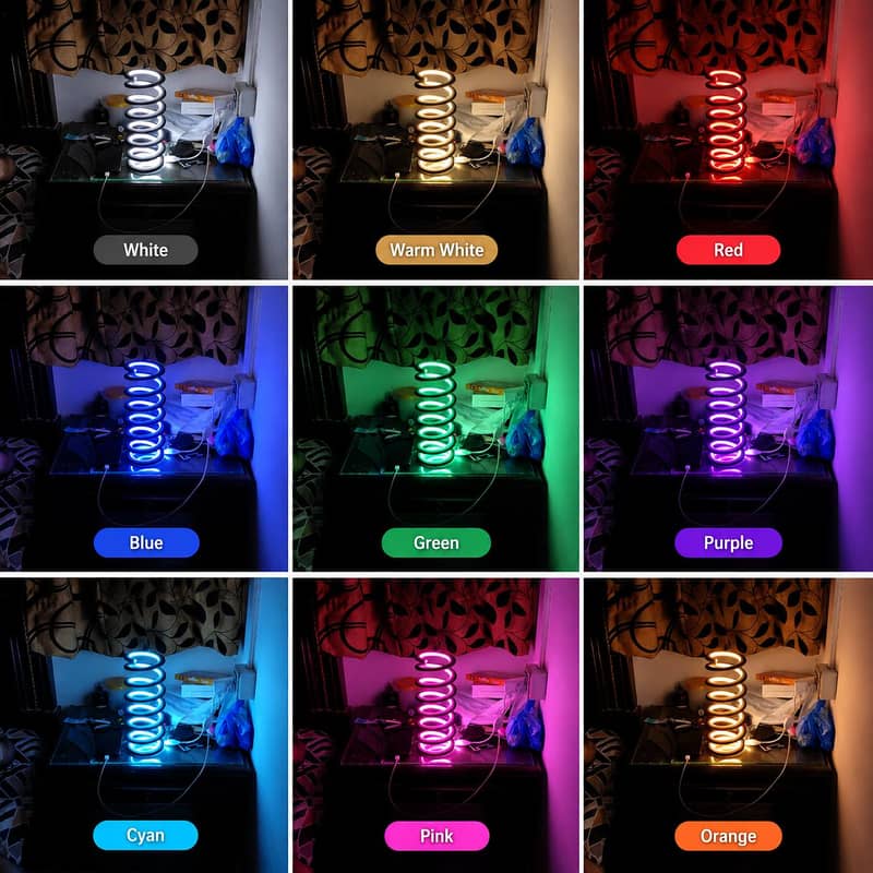 Spring lamp side table lamp 3
