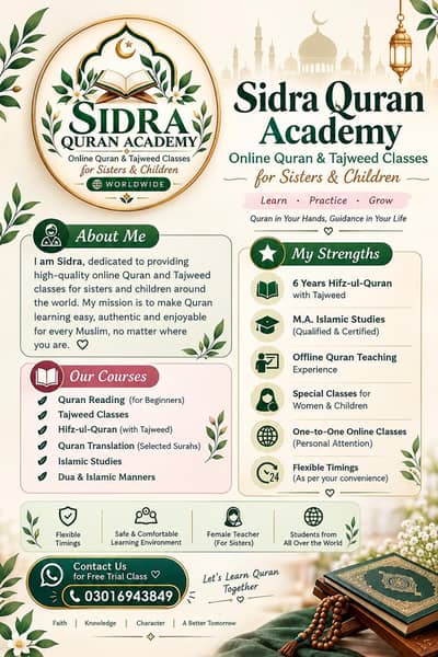 Online Quran Classes with Tajweed & Tafseer