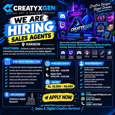 Hiring discord sales agent