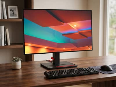 Lenovo 27 Inch 2K QHD LCD Monitor – Excellent Display for Office, Work
