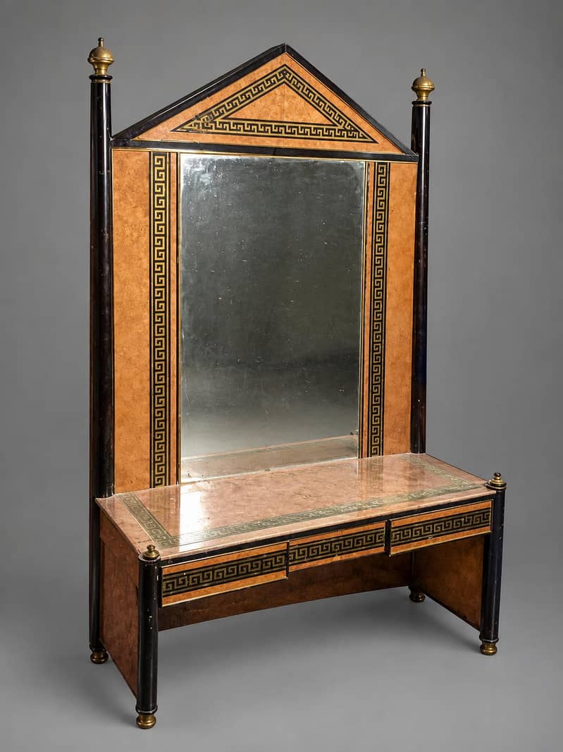 DRESSING TABLE WITH IRON FRAME 0