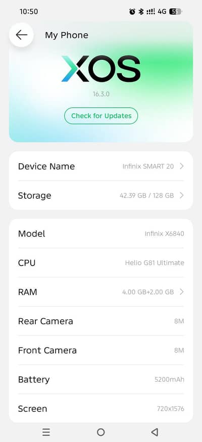 Infinix smart 20