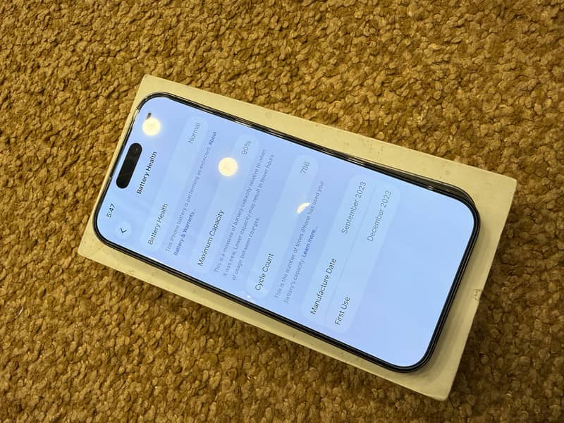 Iphone 15 pro Non pta physical + E sim 6