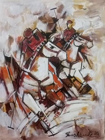 Artist Mashkoor Raza