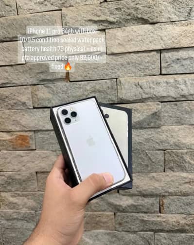 Apple iPhone 11 Pro PTA Approved With box