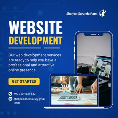I'm Sharjeel Saruhda Patni and I'm full stack web developer