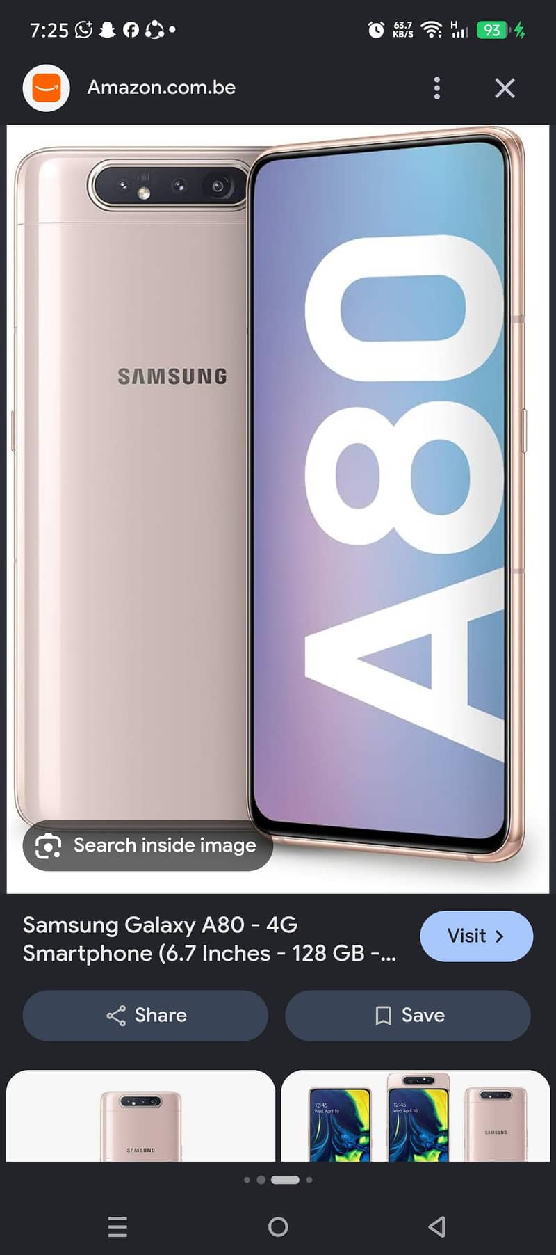 Samsung Mobile A80 1