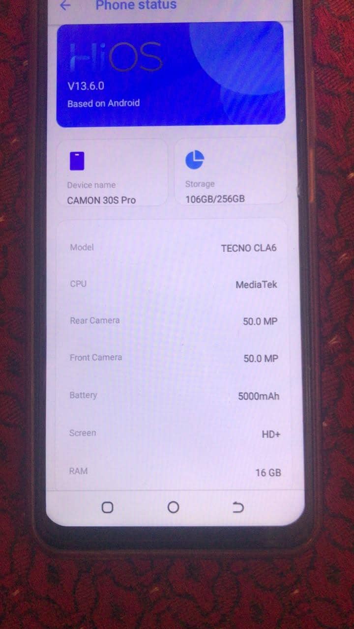 Tecno CAMON 30S Pro 5