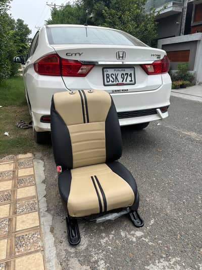 Premium Leather Seat Covers & Custom Poshish in Lahore #carinterior