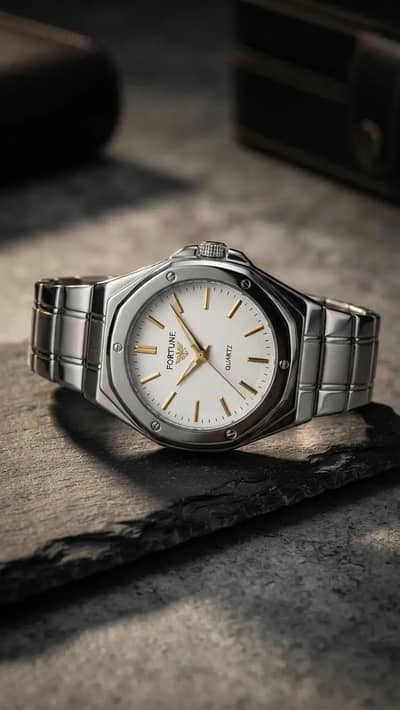 Men’s stailness steel Quartz wacth24mm Multicolor