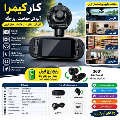 car dashboard cemra and security