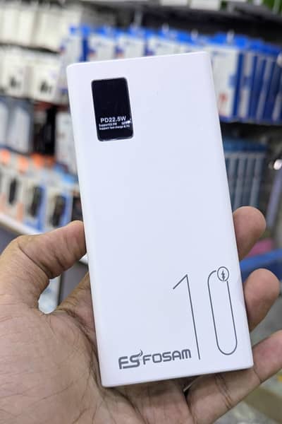 fosam 10000 mah imported fast charging Powerbank