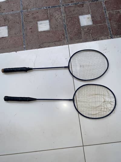 2 Badminton Rackets Pair For Practice / Need Restringing (Cheap Price)