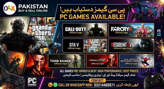 Games for PC GTA V, Tekken 7 and more
