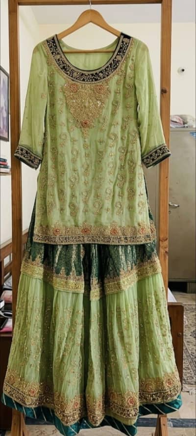 Mehndi Bridal lehenga