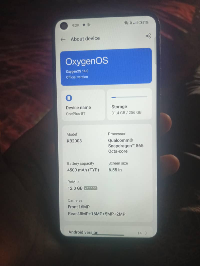 OnePlus 8t 0