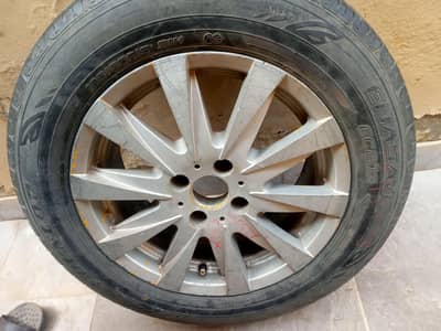 tyre with rim